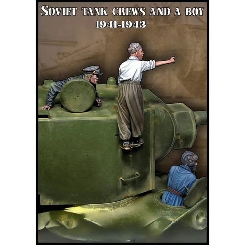 Resin figure soviet tank - 1/35,